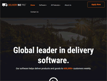 Tablet Screenshot of deliverybizpro.com